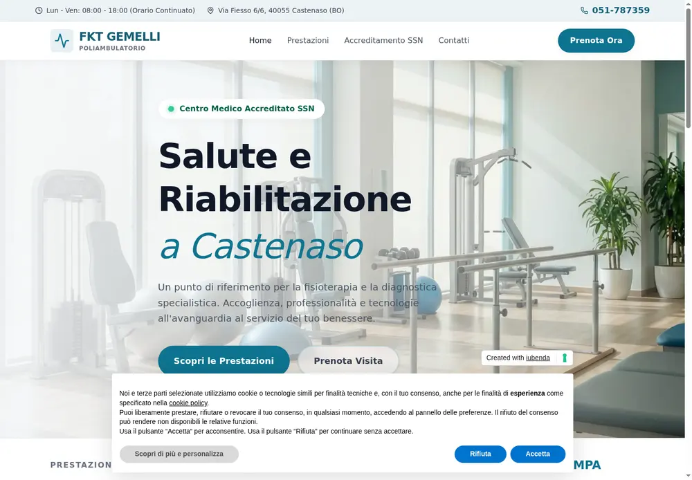 Anteprima Poliambulatorio Prof Gemelli